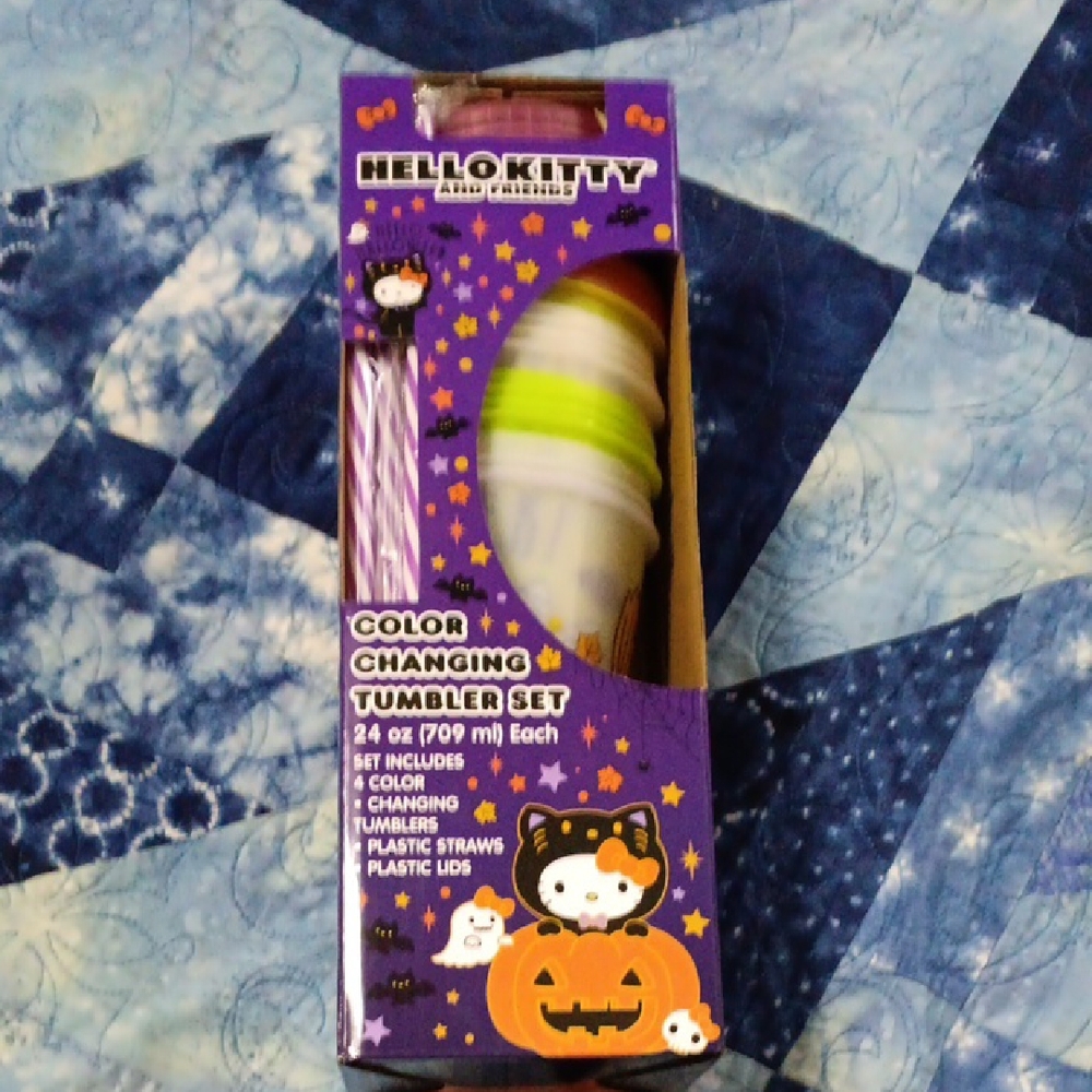Hello Kitty Purple and Orange Tumbler Set